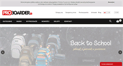 Desktop Screenshot of proboarder.pl