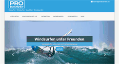 Desktop Screenshot of proboarder.eu